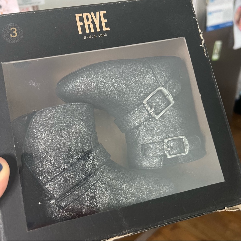 FRYE❤️Baby Engineer Booties❤️NEW! Infant Size 3